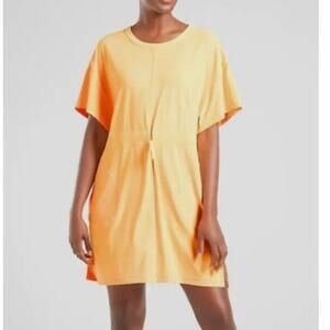 Athleta Crosscurrent Activewear dress Orange Small Swim Beach Vacation